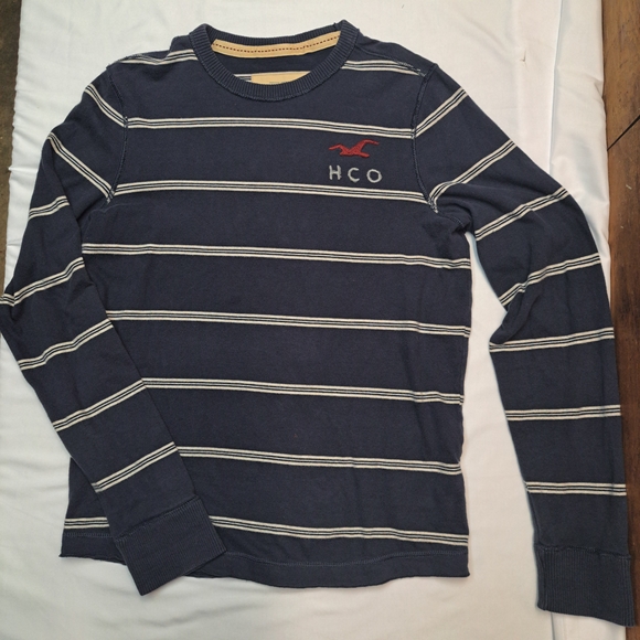 Hollister Other - Vintage Hollister Navy and White Striped Mens Shirt. Sz M